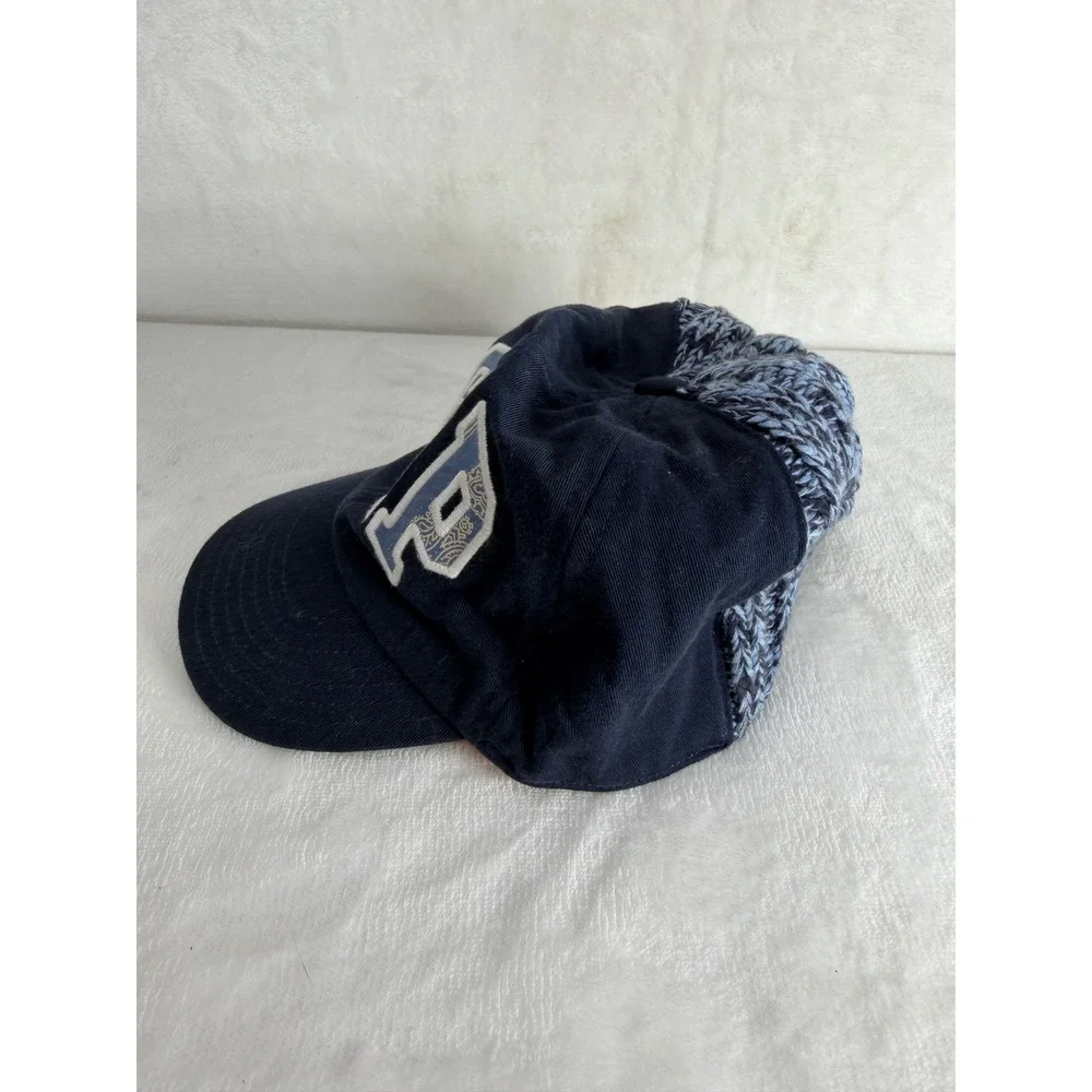 Gap Kids‎ Boys Navy Blue Knit Back Baseball Hat Cap Hybrid
